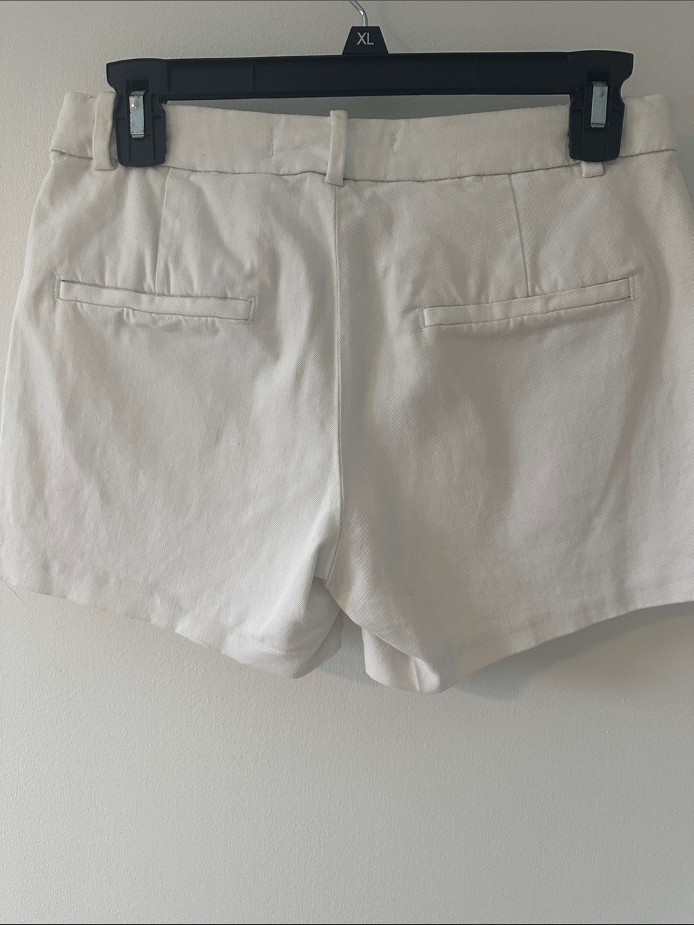 Joe's Jeans Cream High-Waist Tailored Shorts - Picture 2 of 5